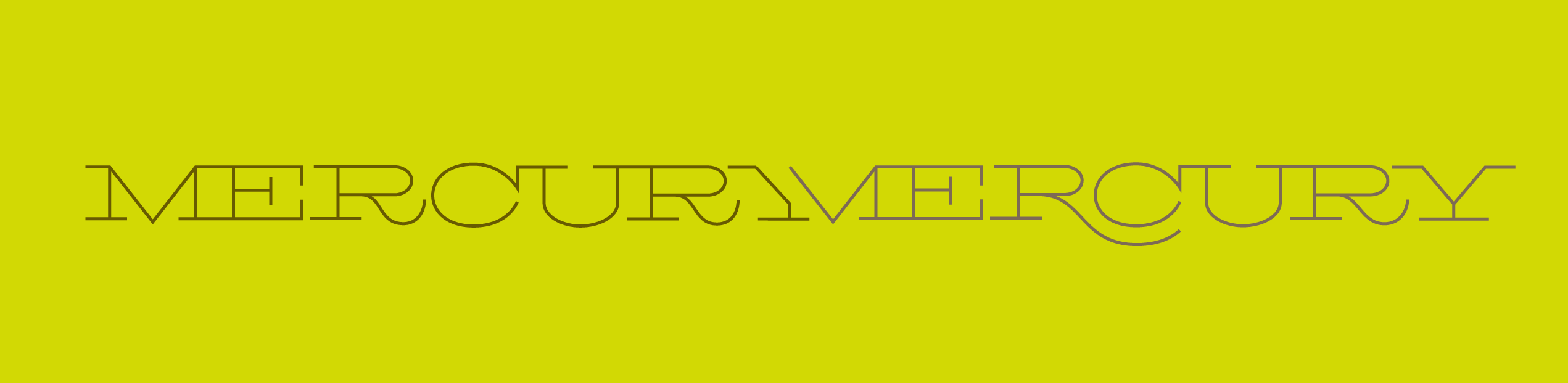 MercuryMercury Horizontal logotype